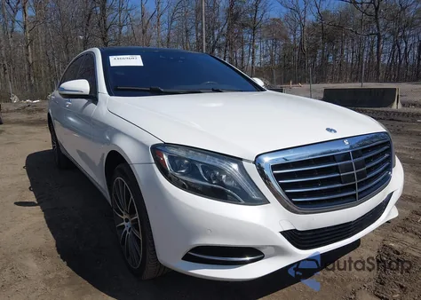 2015 Mercedes-Benz S 550 4Matic из США, поврежденный, VIN WDDUG8FB8FA148832